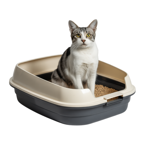 Open-Top Cat Litter Box