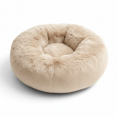 Plush Donut Pet Bed