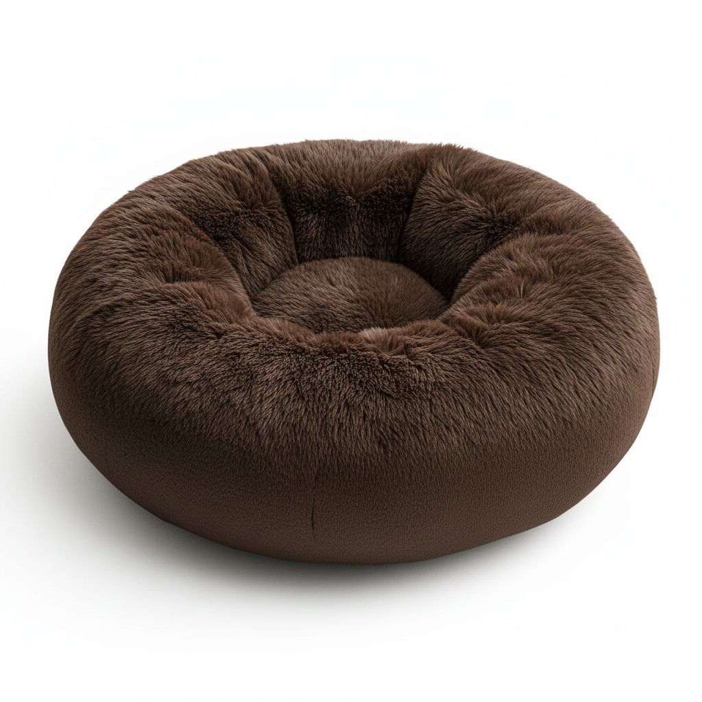 Plush Donut Pet Bed